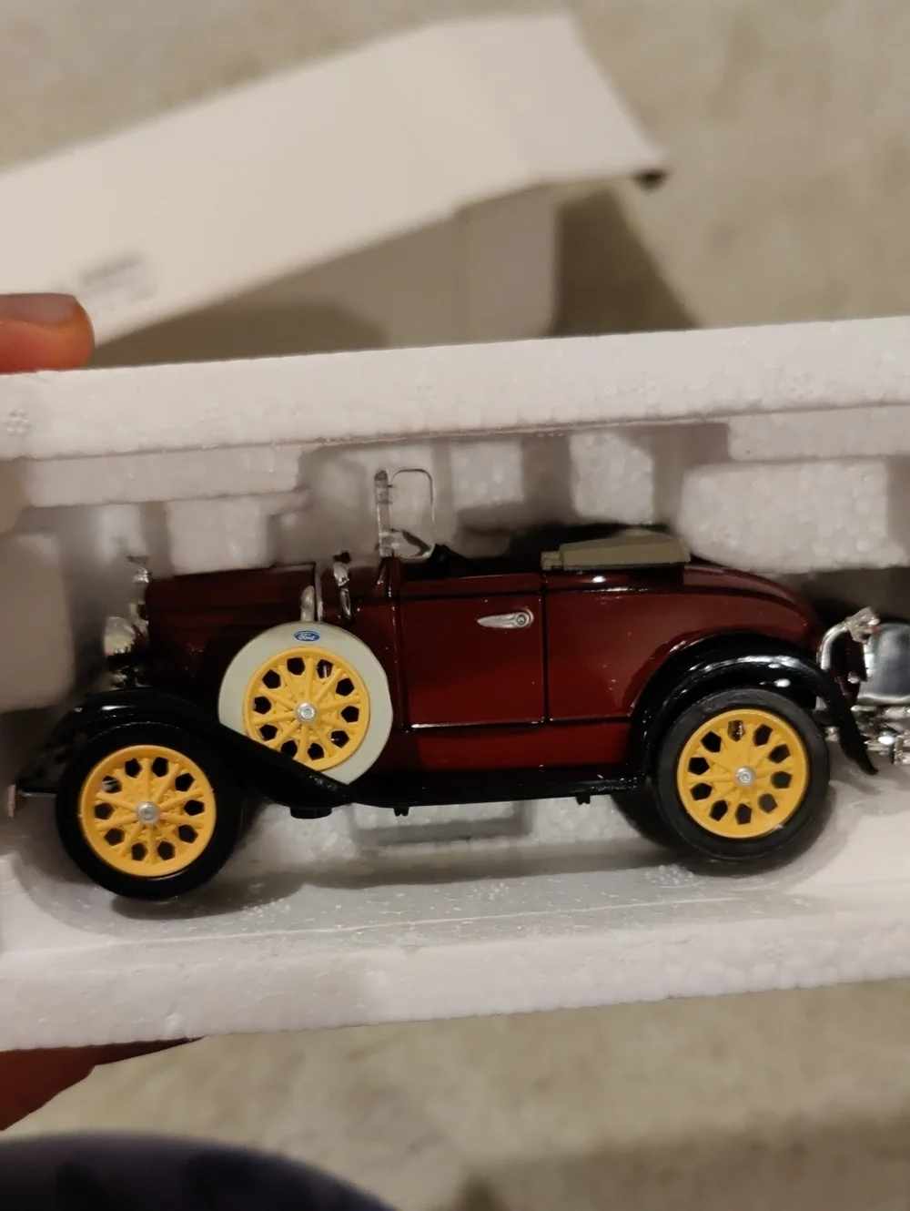 Vintage National Motor Museum FORD MODEL A Convertible Diecast Miniature Car Y2K
